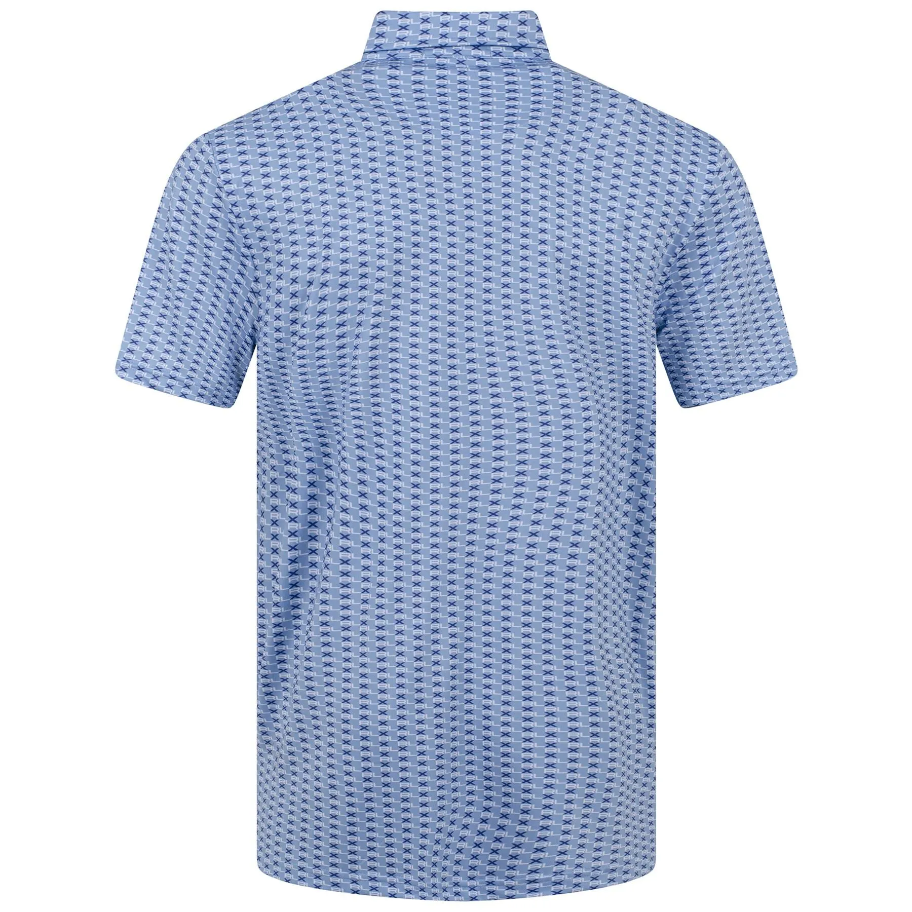 RLX Printed Lightweight Airflow Polo Graphic Powder Blue - SS23