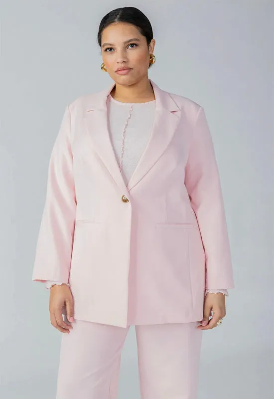 Sanctuary - Bryce Woven Blazer Pink