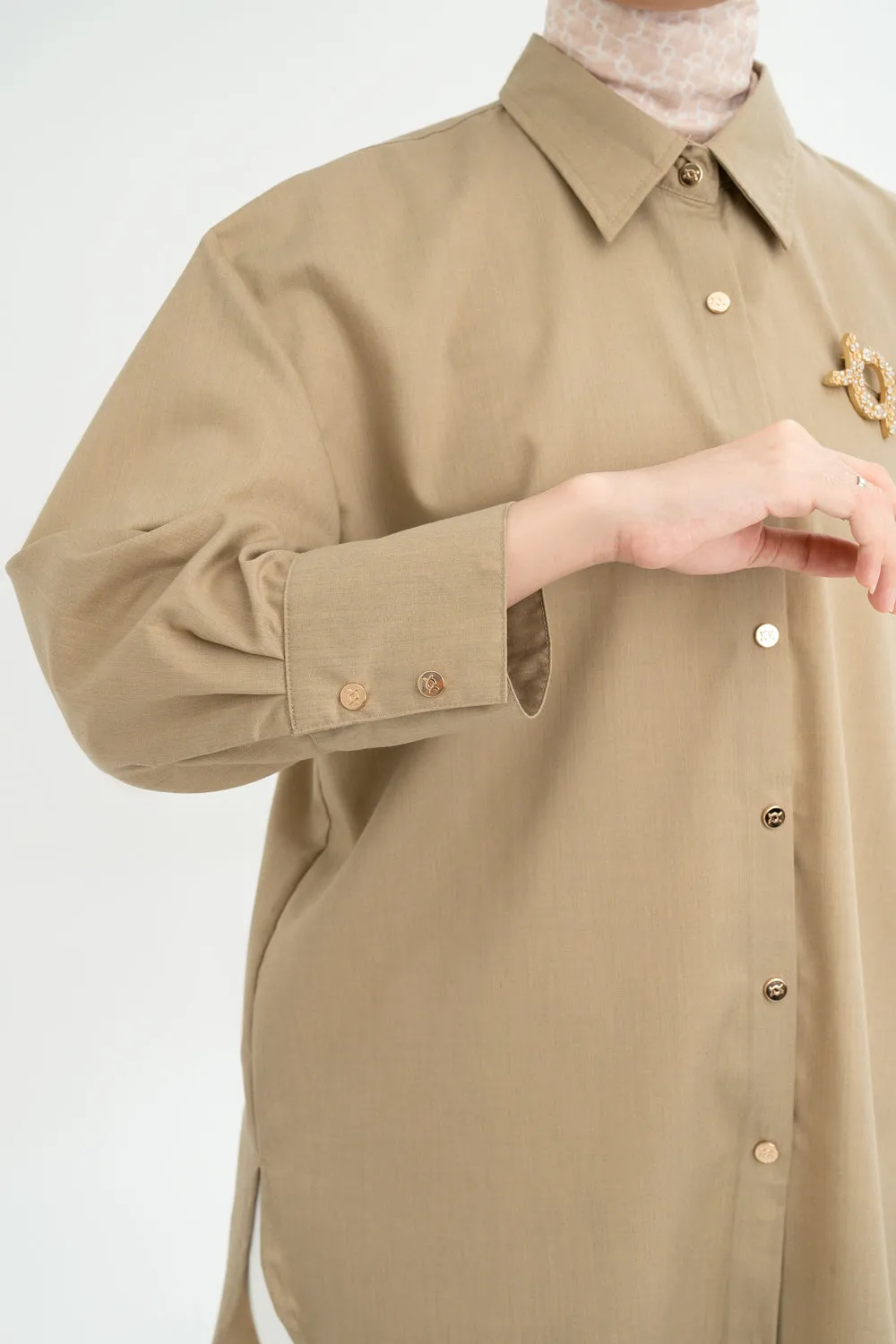 Shanaz Shirt (Minor) Beige Tan