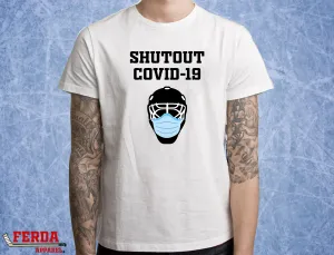 Shutout Covid19 Hockey T-Shirt FA44