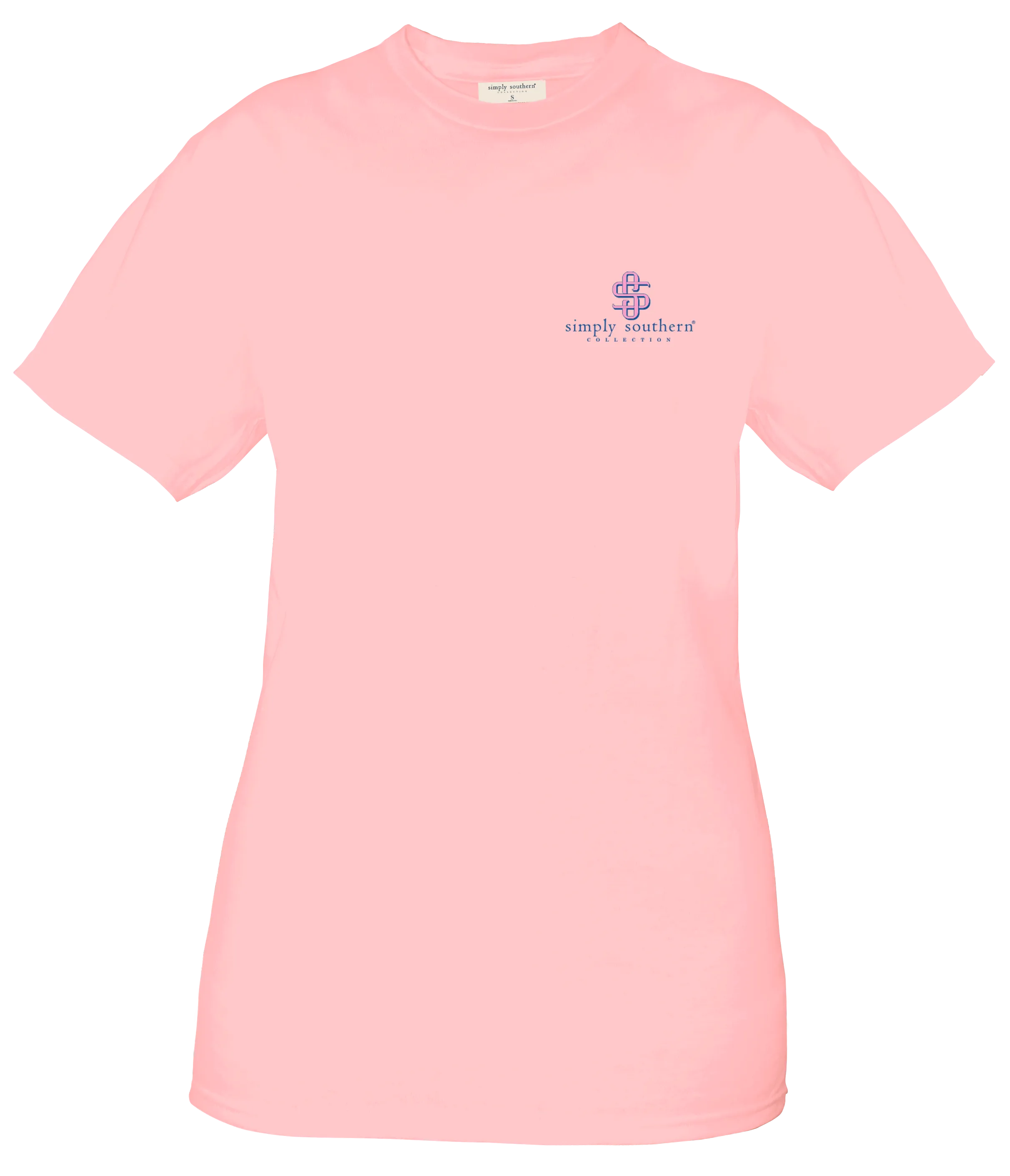 Simply Southern 'Be Still and Know' Short Sleeve Tee in Lotus Pink