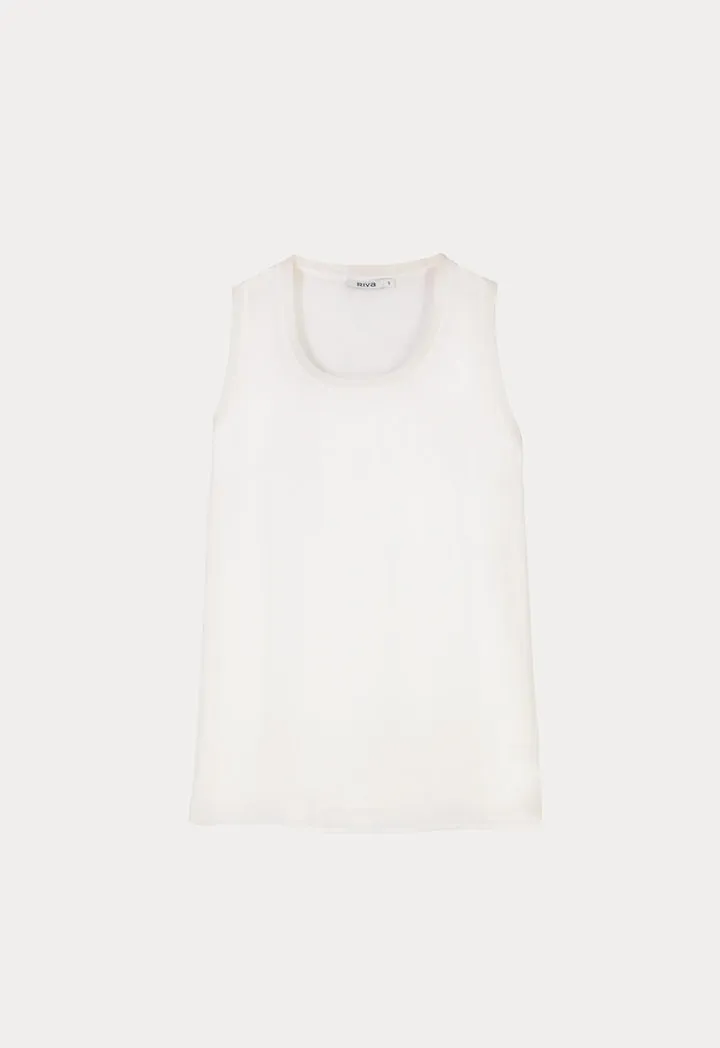 Solid Sleeveless Blouse