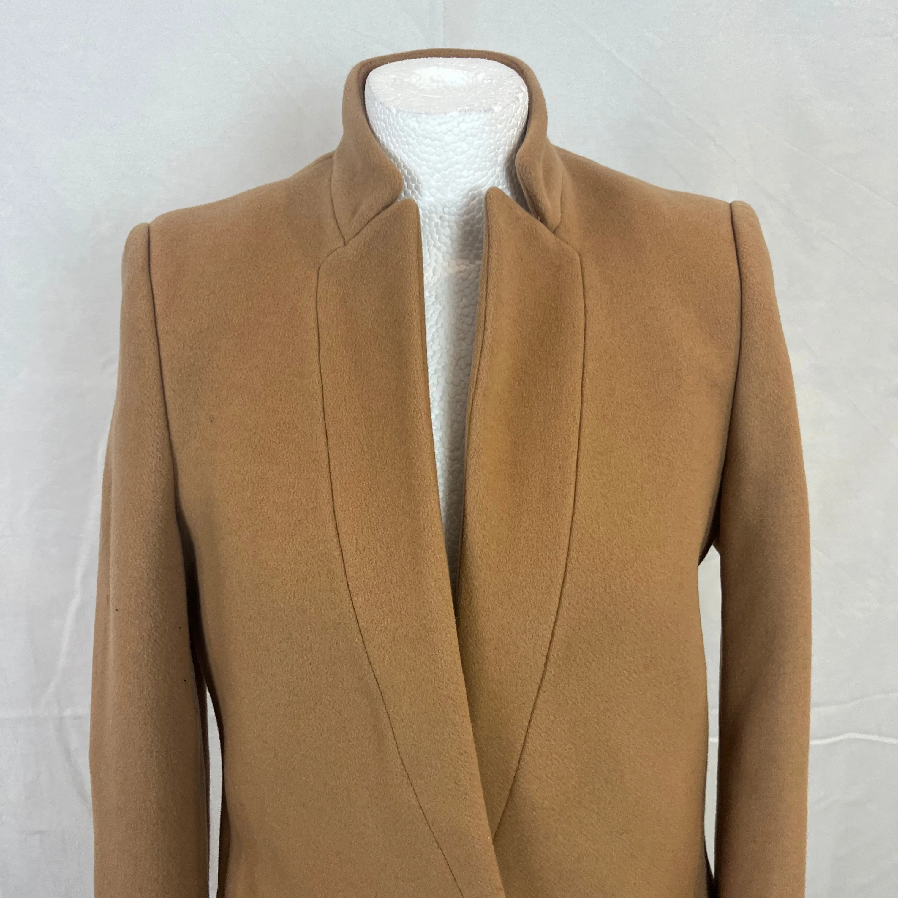 Stella McCartney Camel Classic Mannish 3/4 Coat XS