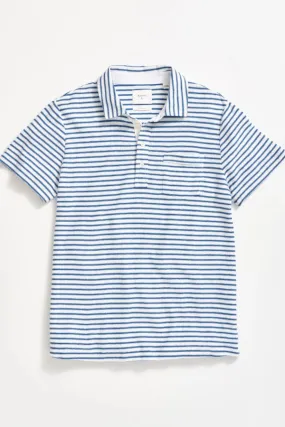 Stripe Hemp Cotton Polo