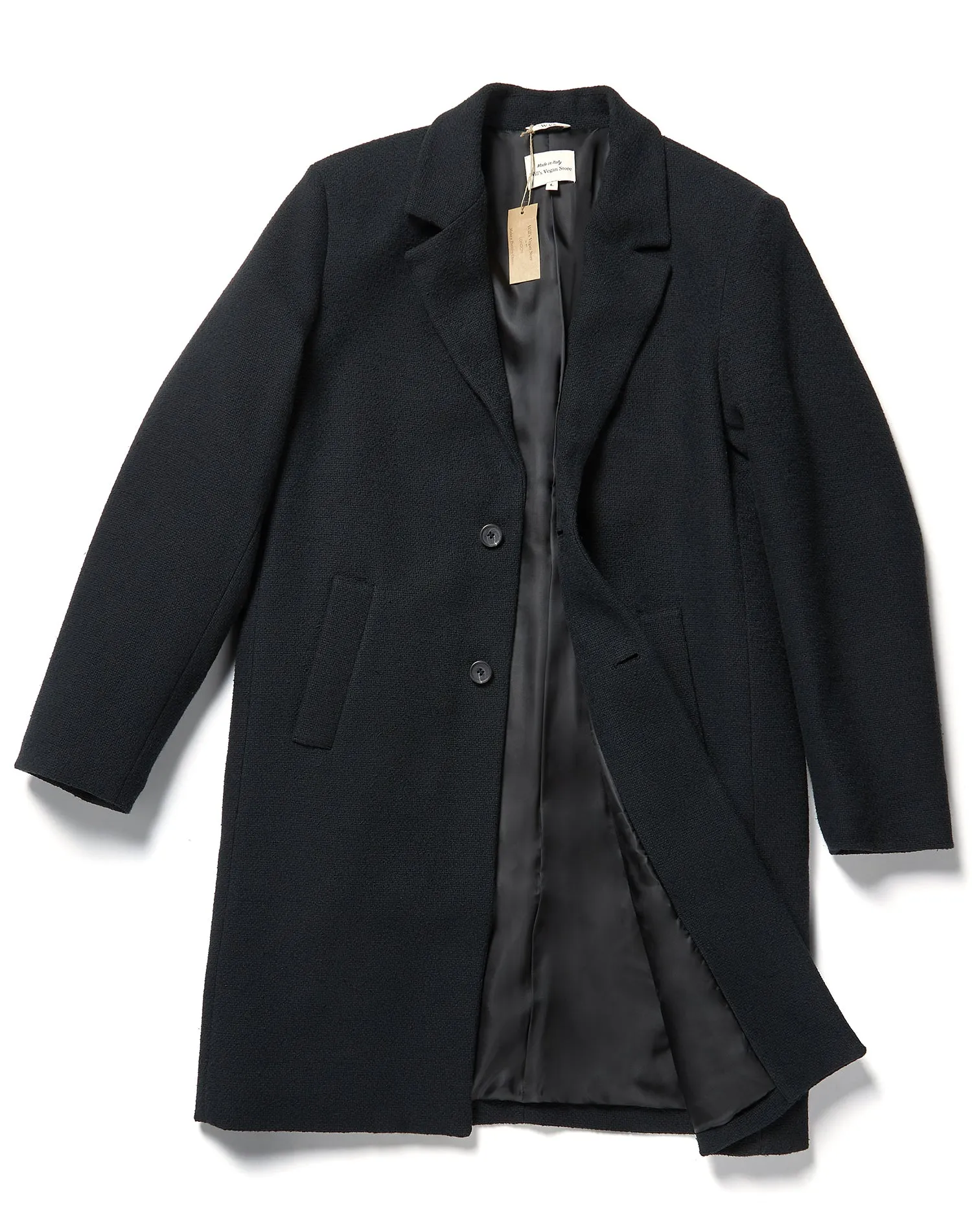 Structured Vegan Wool Coat