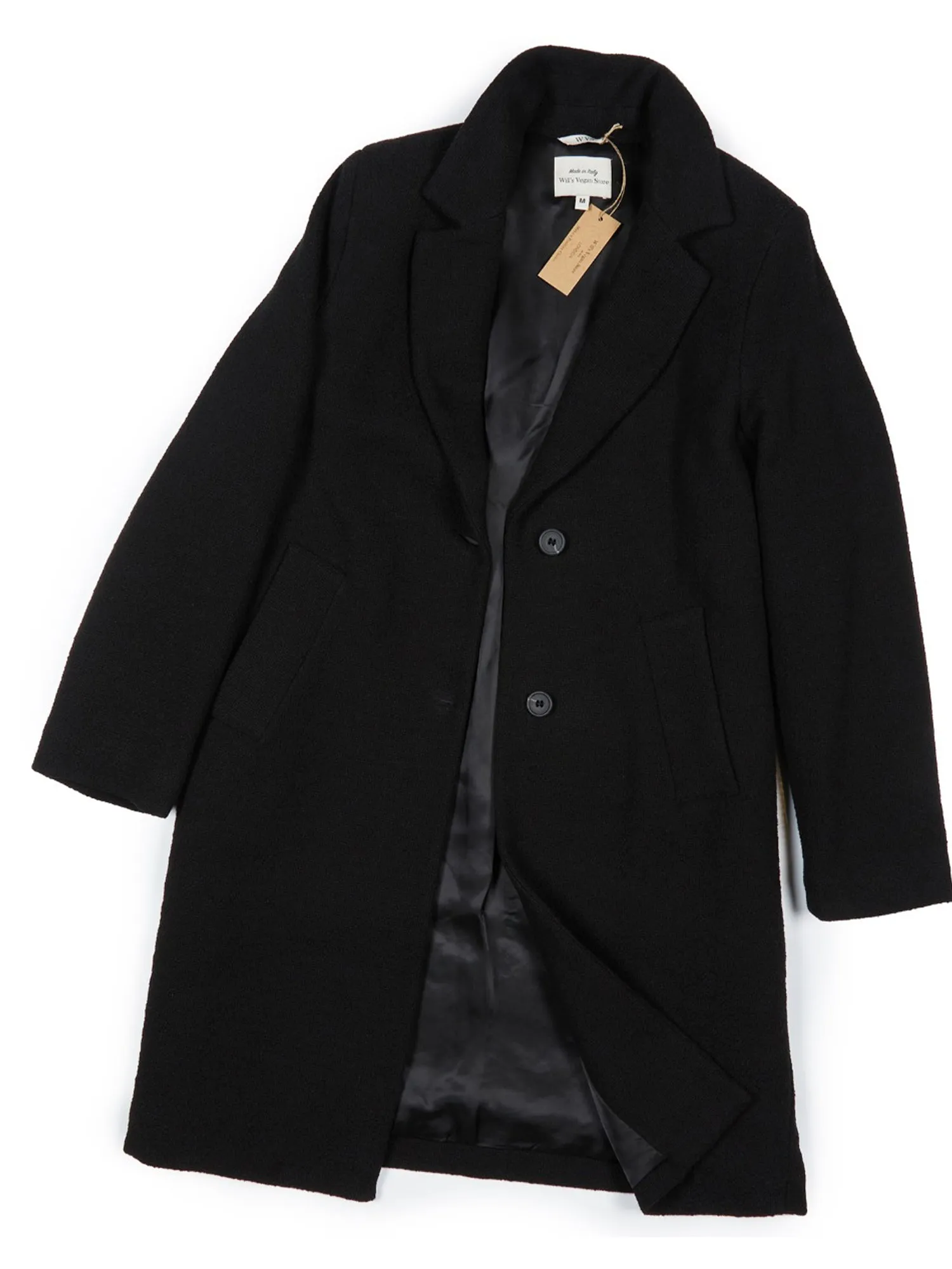 Structured Vegan Wool Coat