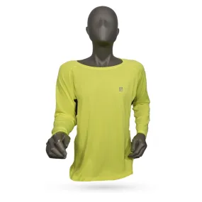 SUB 4 Women's Long Sleeved T-Shirt Fluo Yellow