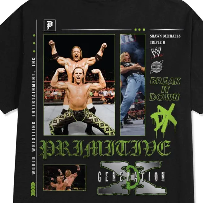 PRIMITIVE x WWE DX Vintage Graphic T-Shirt - Black