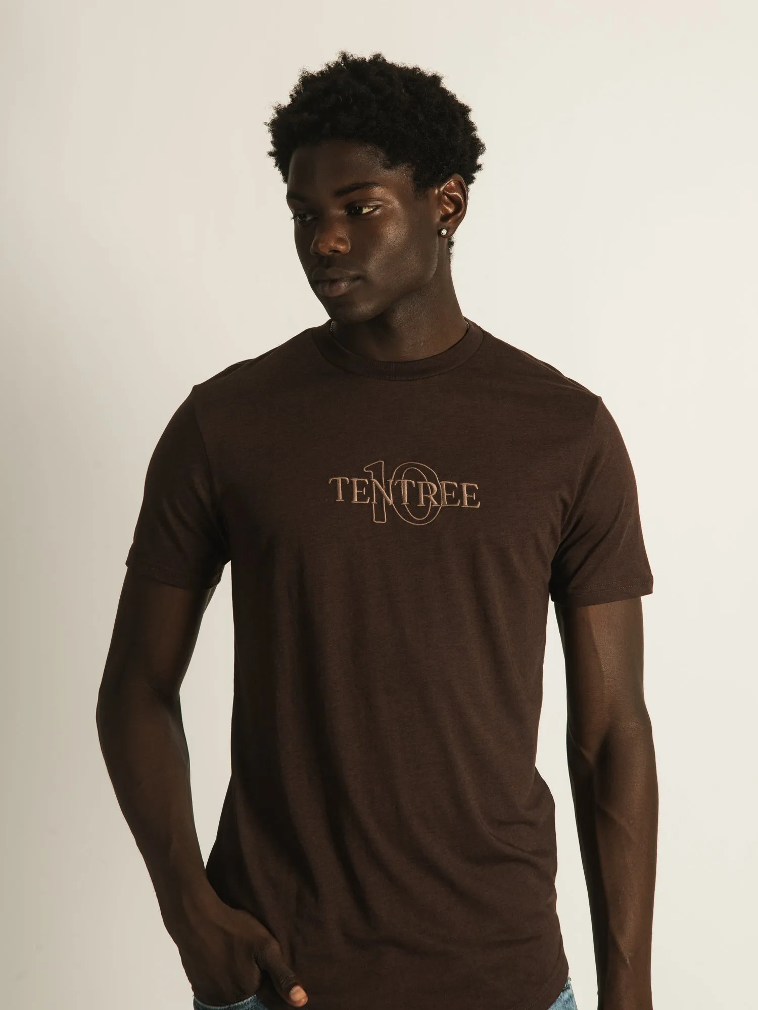 TENTREE TEN CURVED HEM T-SHIRT