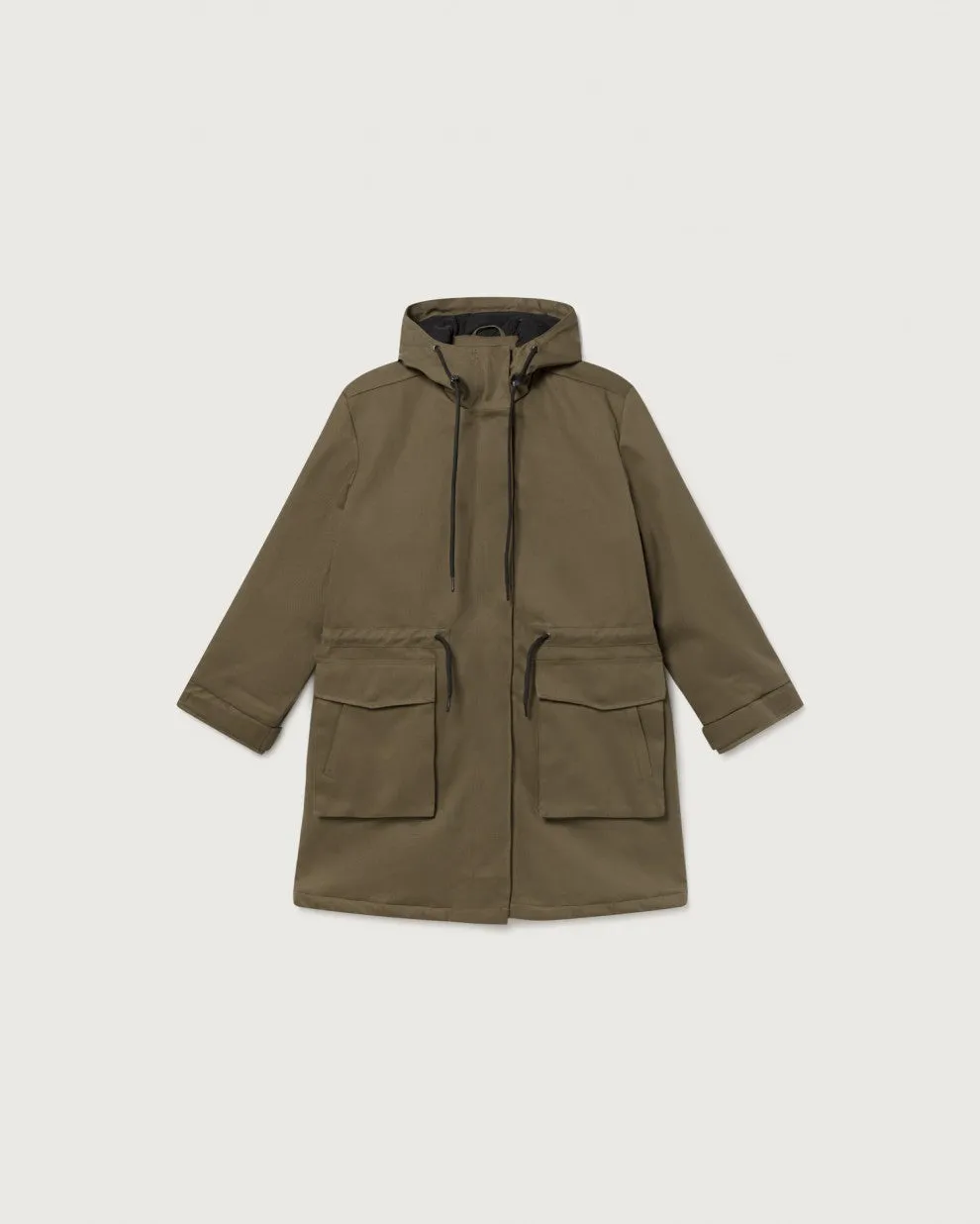 Trash Pepa Coat In Olive Green L-XL