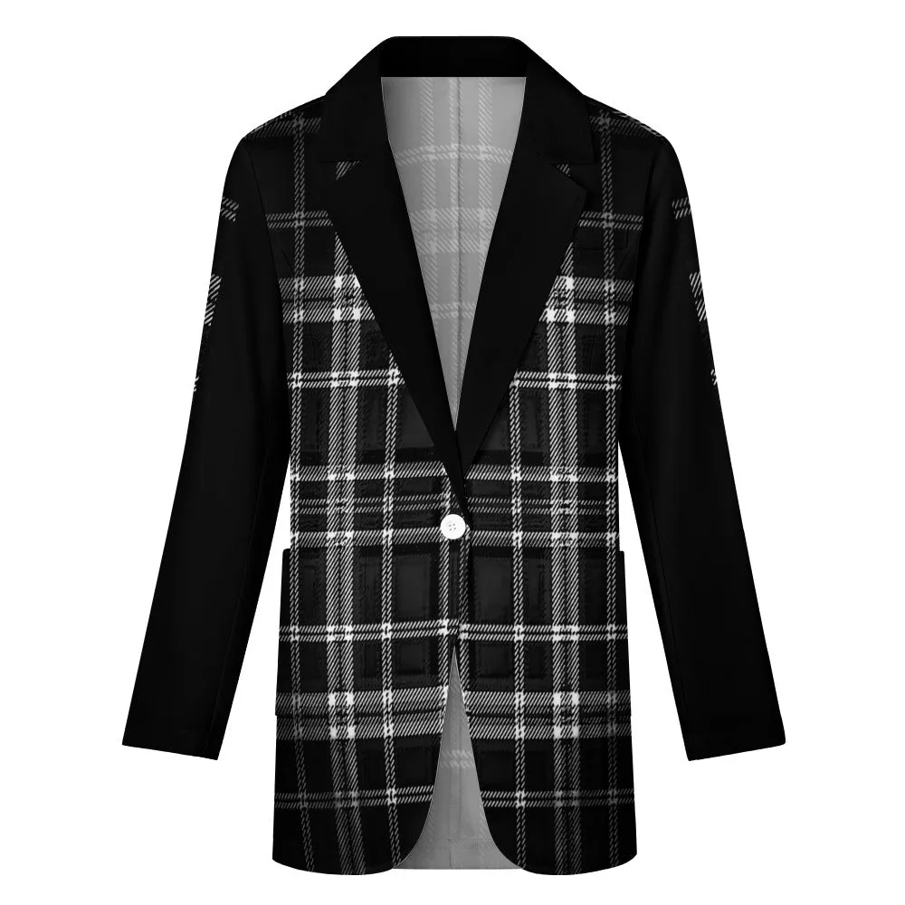 TRP Twisted Patterns 06: Digital Plaid 01-06A Ladies Designer Blazer