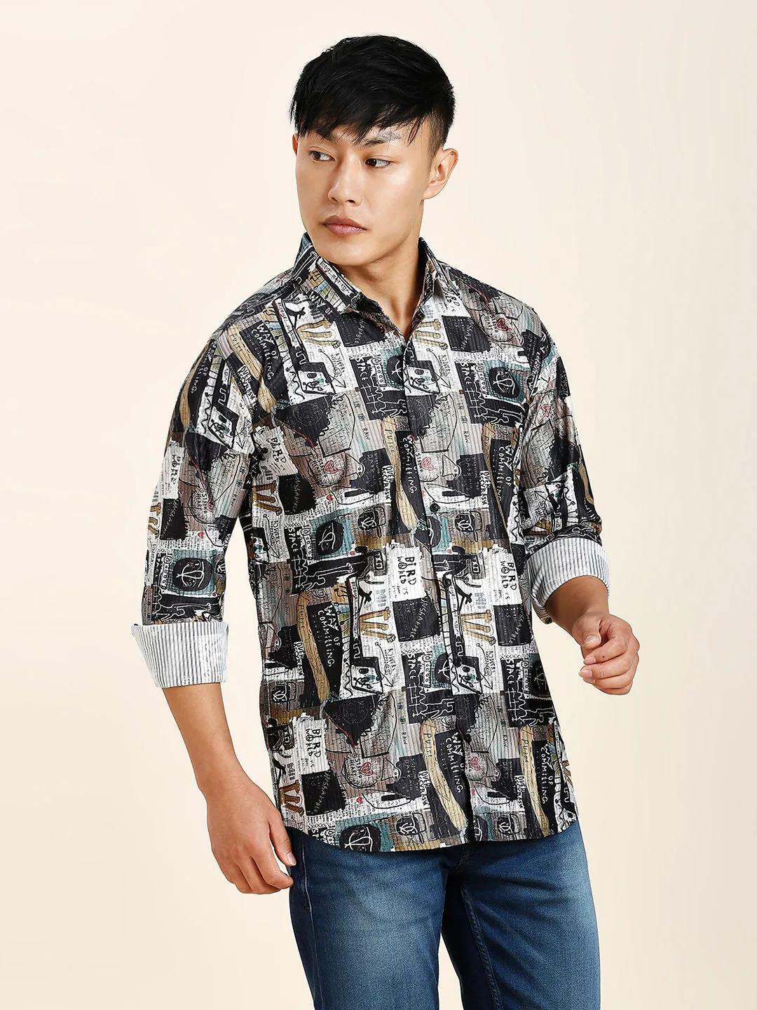 Turin Printed Men's Shirt