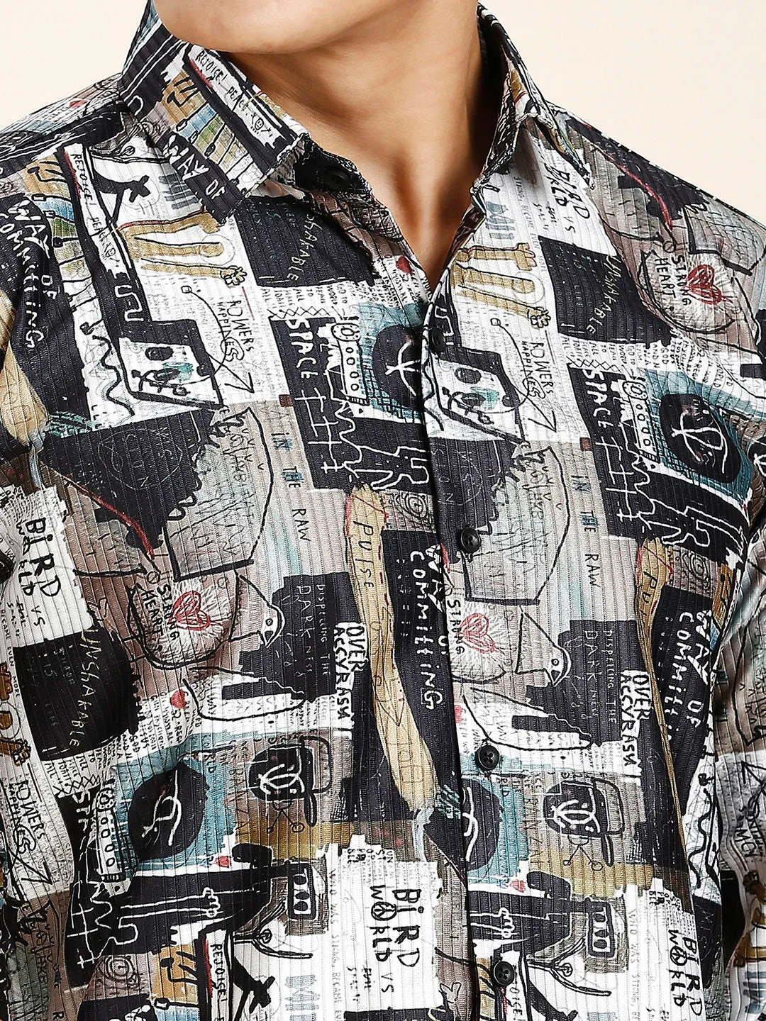 Turin Printed Men's Shirt