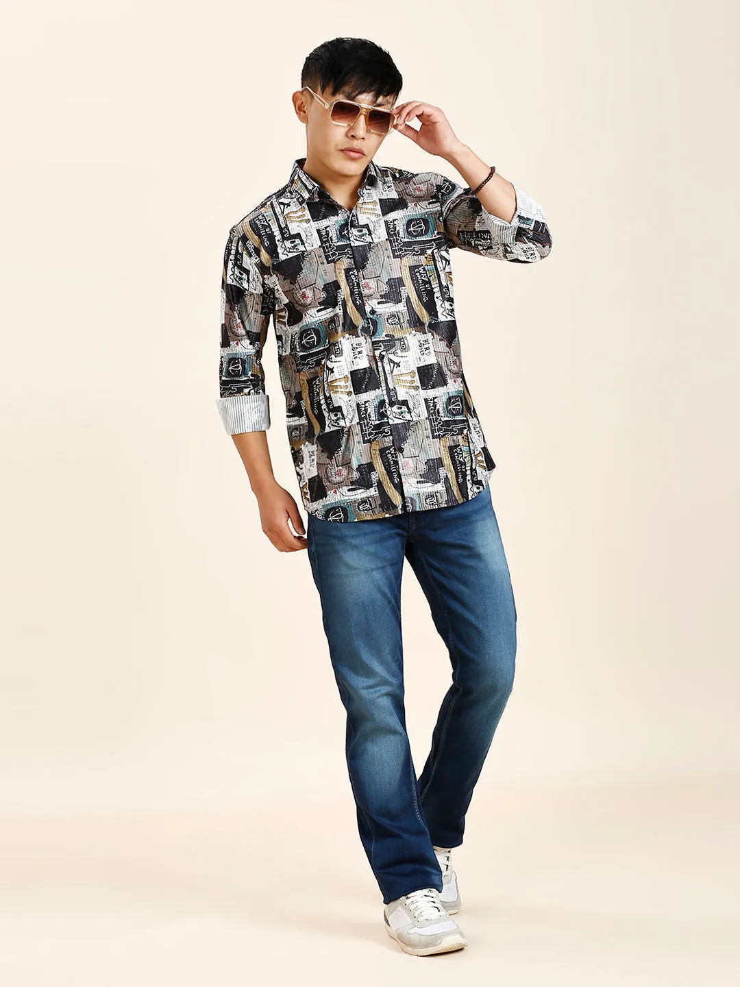 Turin Printed Men's Shirt