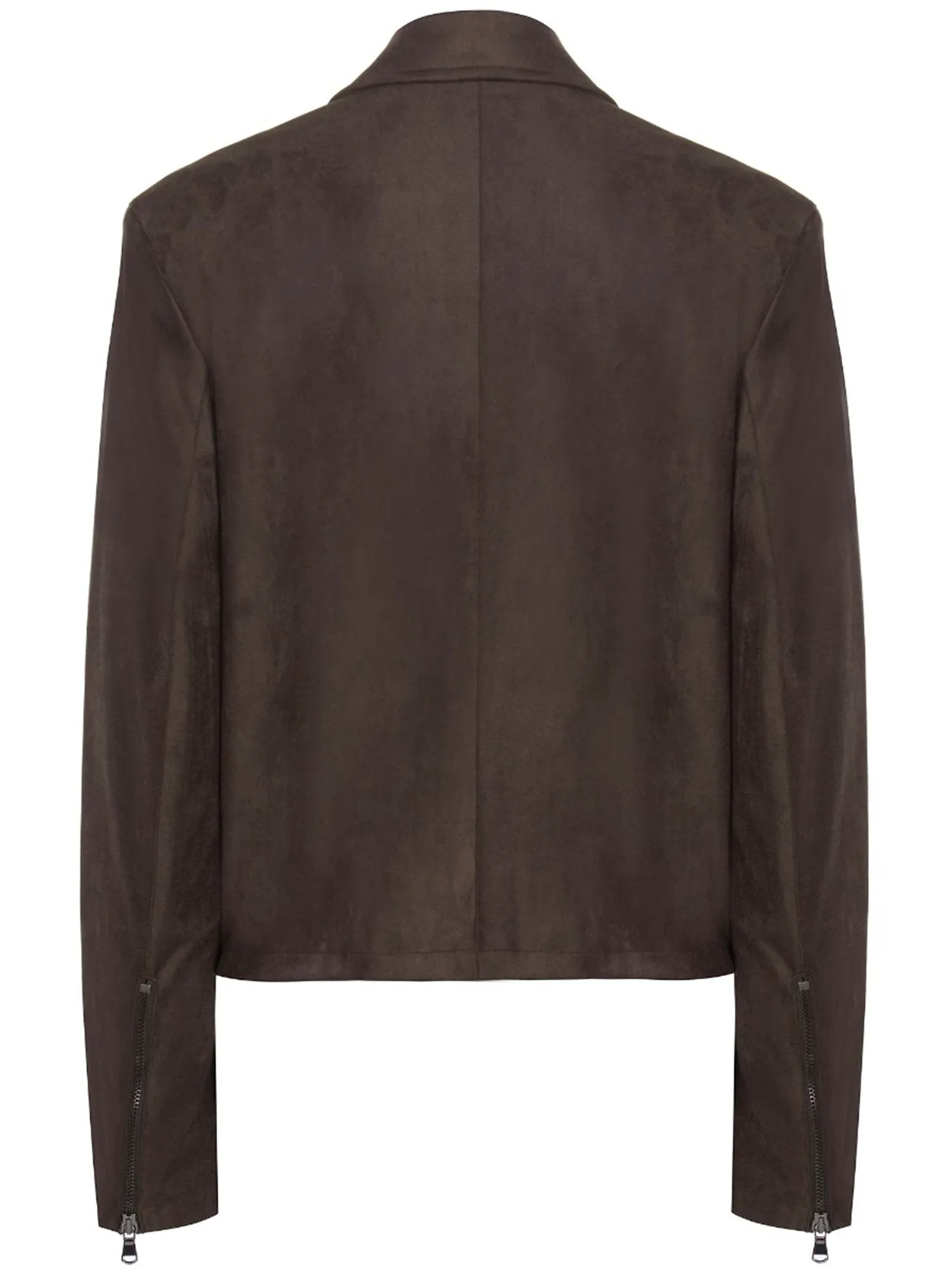 Vegan Suede Biker Jacket