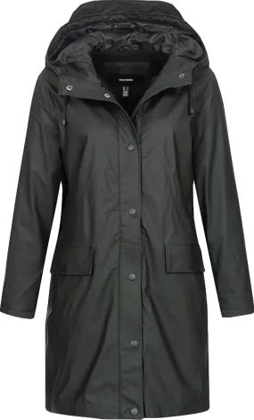 Vero Moda Black Water-Resistant Coat With Borg Teddy Lining BNWT UK L