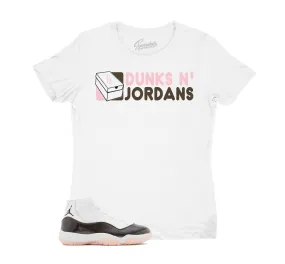 Womens Neapolitan 11 Shirt - Dunks N Jordans - White