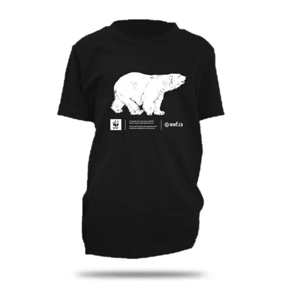 Youth polar bear t-shirt